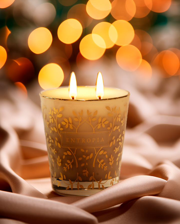 Vela com Ouro Sândalo e Baunilha 240g