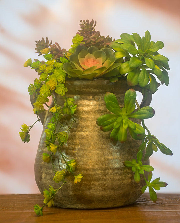 Cerâmica, Vaso para Arranjos Florais Artificiais