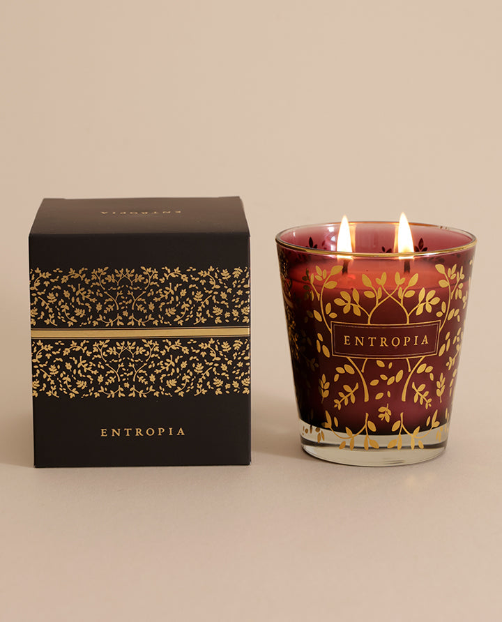 Vela com Ouro Bordeaux 240g