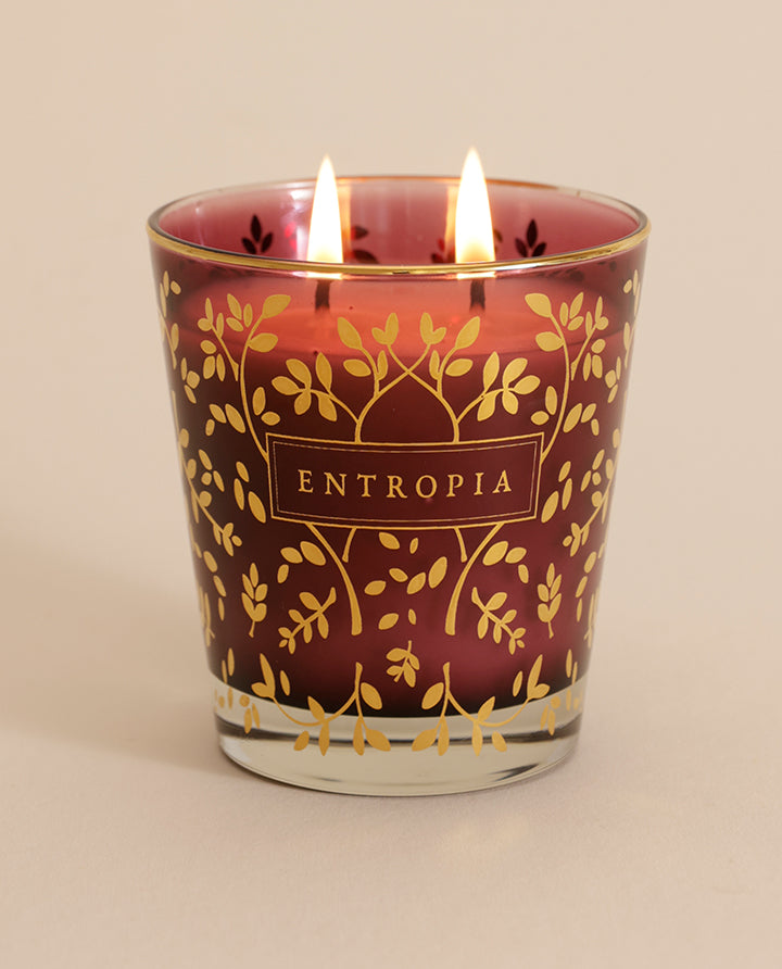 Vela com Ouro Orquidea Negra 240g