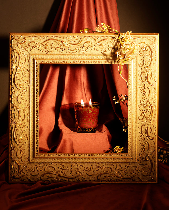 Vela com Ouro Bordeaux 240g