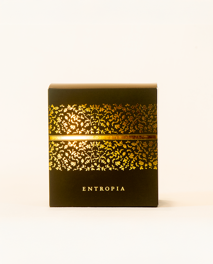 Vela com Ouro Orquidea Negra 240g